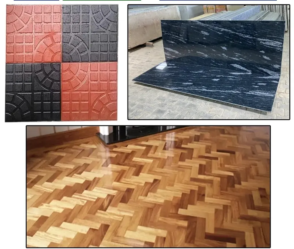 Flooring (Tiles, Granite , parqueting)